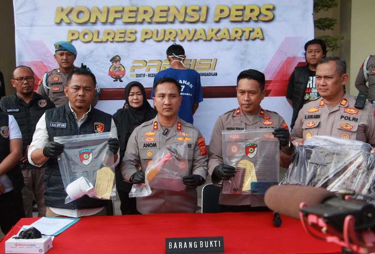 Pembunuh Wanita di Perumahan Purwakarta Ditangkap